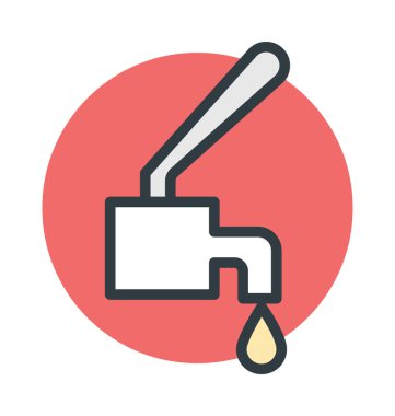 Bira musluk vektör simgesi