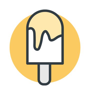 Buz Pop vektör simgesi