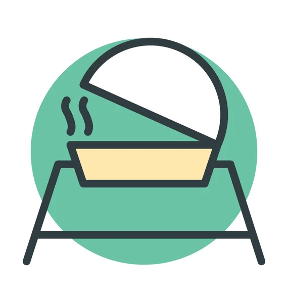 Barbecue Grill Vector Icon — Stock Vector