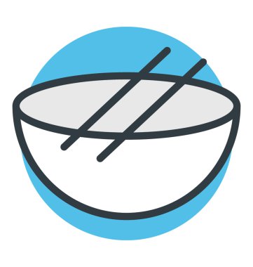 Erişte vektör simgesi