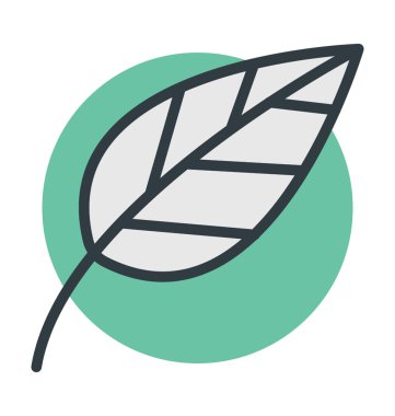 Yaprak vektör simgesi