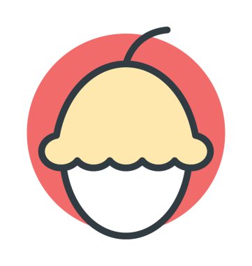 meşe palamudu vektör simgesi