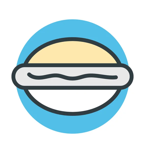 Burger Vector Icon — Stock Vector