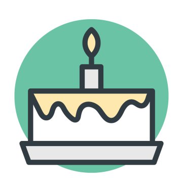 Pasta vektör simgesi