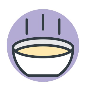 Çorba vektör simgesi