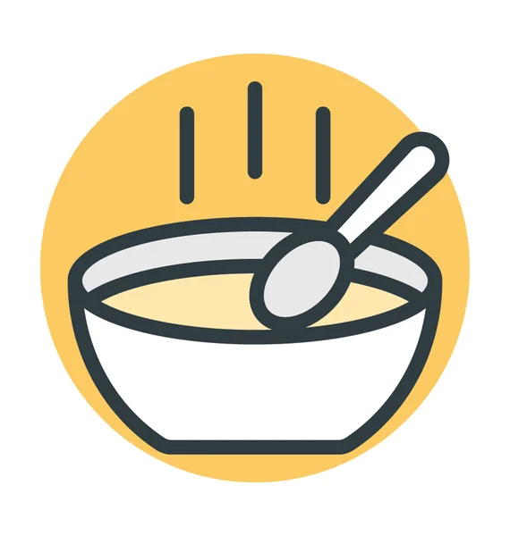 Ikona wektor zupa — Wektor stockowy