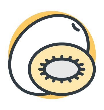 kivi meyve vektör simgesi