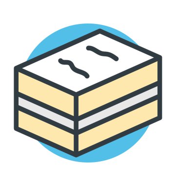 Tatlı vektör simgesi