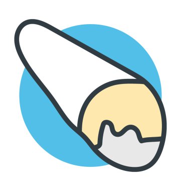 Taco vektör simgesi