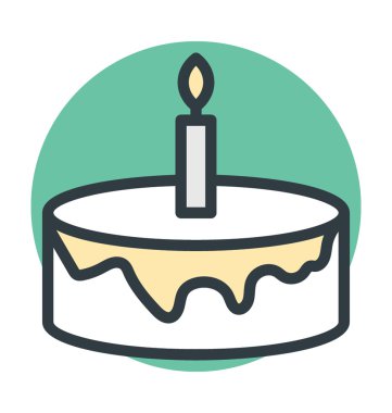 Pasta vektör simgesi