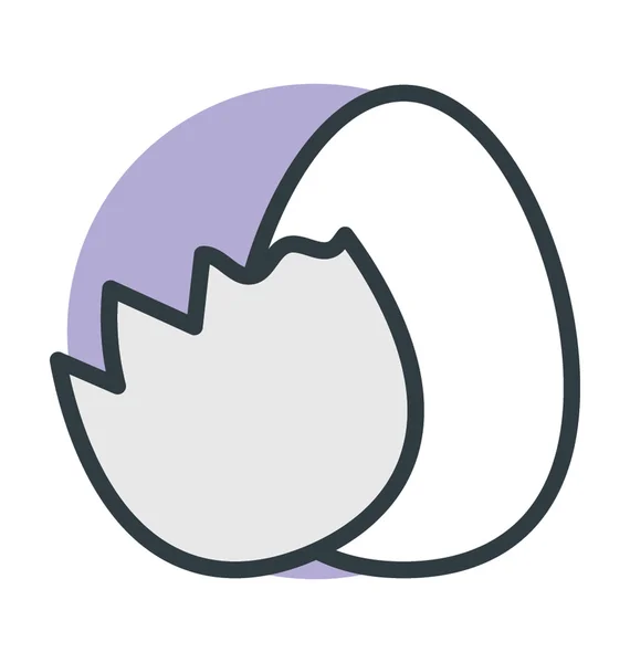 Icono de vector de huevo — Vector de stock