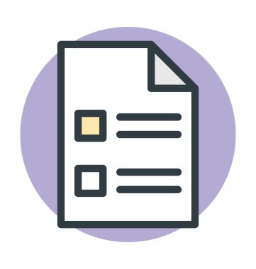 Menü vektör simgesi