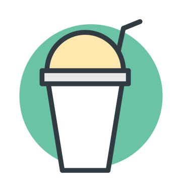 Suyu Kupası vektör simgesi