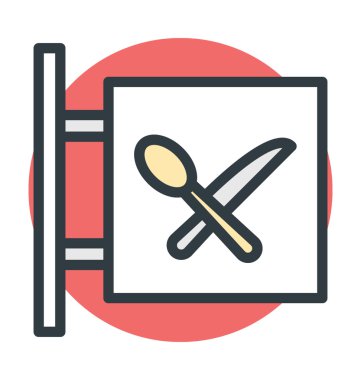 Restoran vektör simgesi