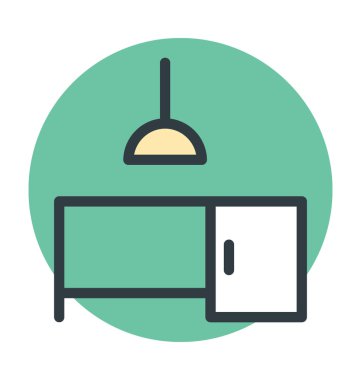 Çalışma Resepsiyon vektör simgesi