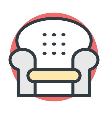 Kanepe vektör simgesi