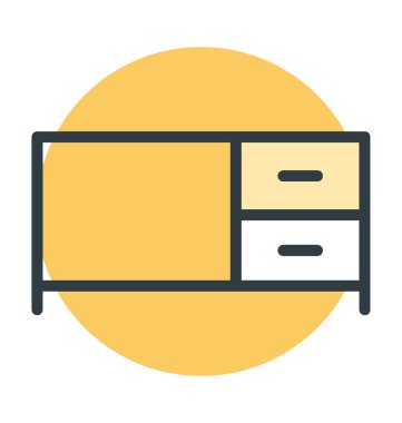 Çekmeceli vektör simgesi