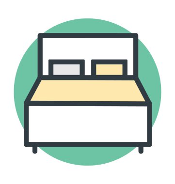 Yatak vektör simgesi