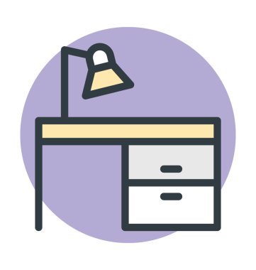 Çalışma Resepsiyon vektör simgesi