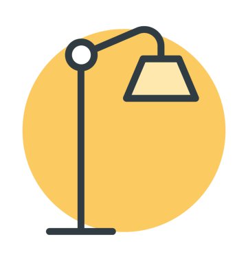 tablo lambası vektör simgesi