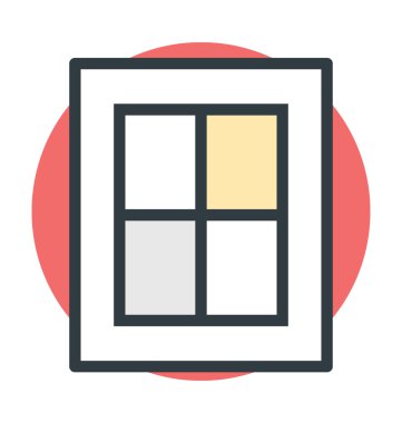 Pencere vektör simgesi