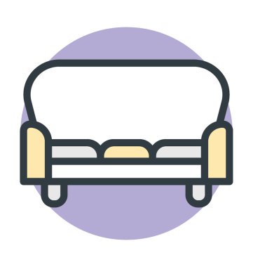 Kanepe vektör simgesi