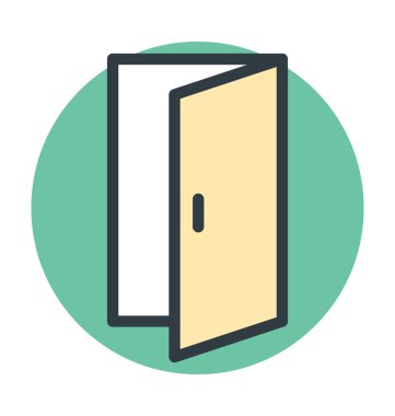 Kapı vektör simgesi