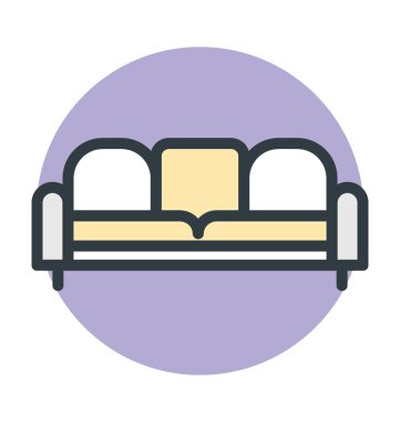 Kanepe vektör simgesi