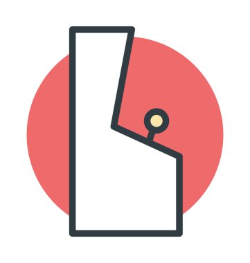 Vintage Arcade oyun vektör simgesi