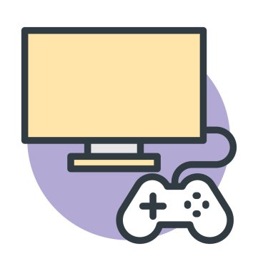 Pacman oyunu vektör simgesi