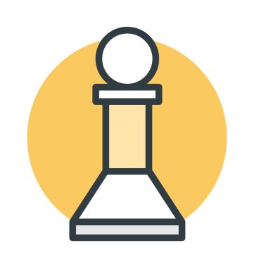 Satranç kule vektör simgesi