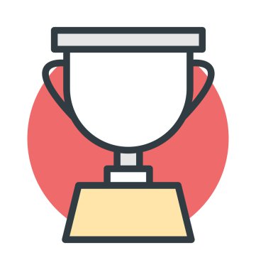 Futbol Kupa vektör simgesi