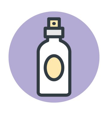 Saç spreyi vektör simgesi