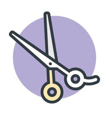 Makas vektör simgesi