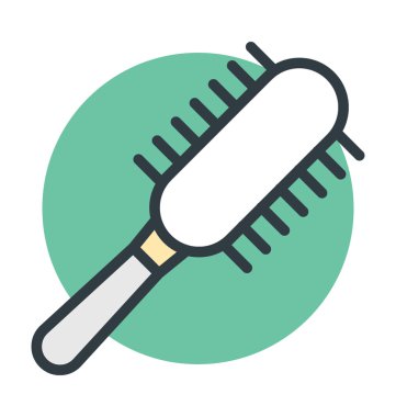 Radyal fırça vektör simgesi