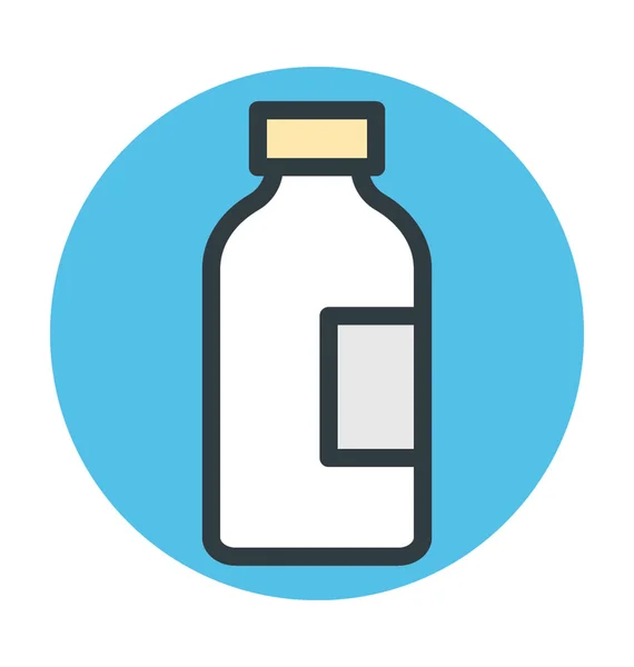 Olie fles vector pictogram — Stockvector
