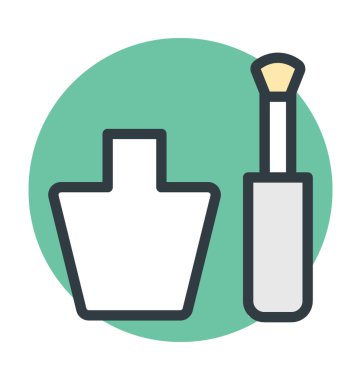 Tırnak cilası vektör simgesi