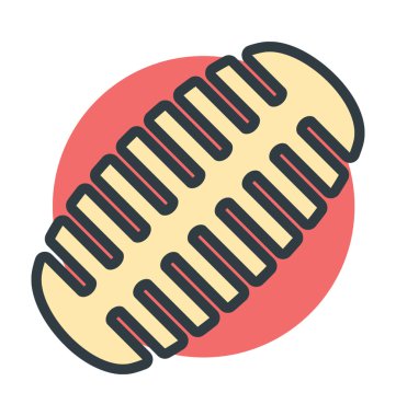 Radyal fırça vektör simgesi