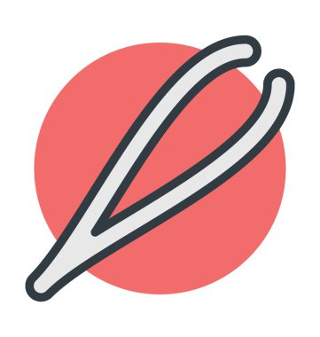 Cımbız vektör simgesi