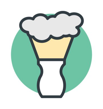 Tıraş fırçası vektör simgesi