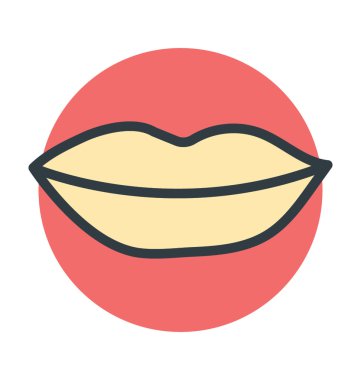 dudaklar vektör simgesi