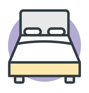 Yatak vektör simgesi