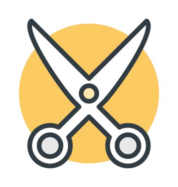 Makas vektör simgesi