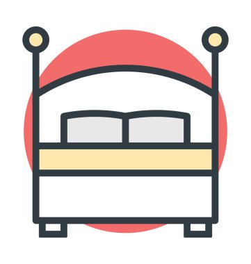 Yatak vektör simgesi