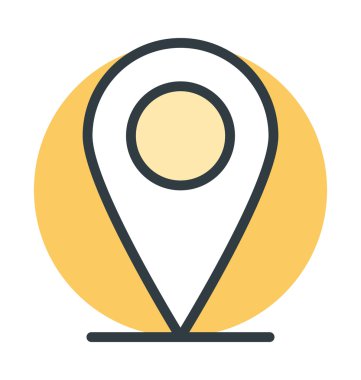 harita pin vektör simgesi