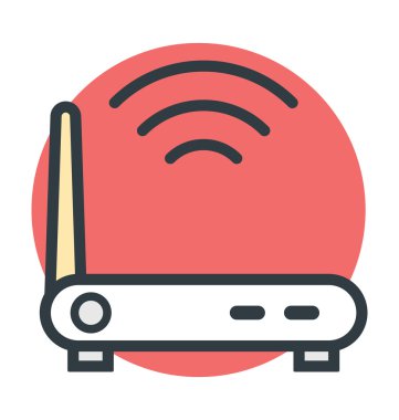 WiFi Modem vektör simgesi