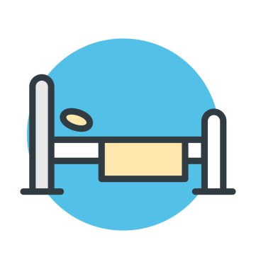 Yatak vektör simgesi