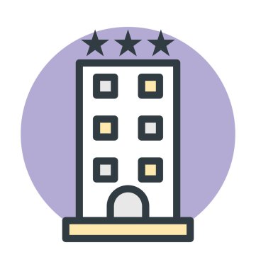 Hotel vector Icon