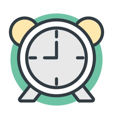 Alarm saat vektör simgesi