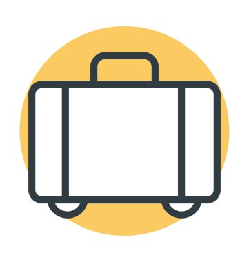 Evrak çantası vektör simgesi